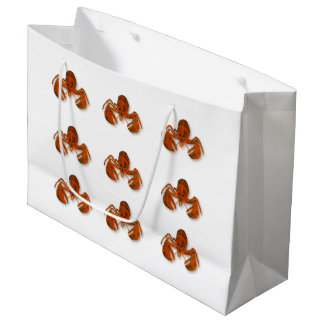 Grand Sac Cadeau Homard Maritime