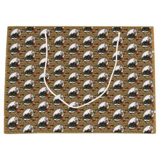 Grand Sac Cadeau Homme en pain d'épices - Coco (Devant)