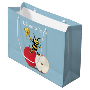 Grand Sac Cadeau Honeybee Apple Rosh HaShana