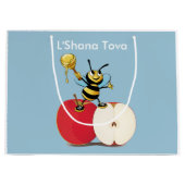 Grand Sac Cadeau Honeybee Apple Rosh HaShana (Devant)
