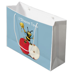 Grand Sac Cadeau Honeybee Apple Rosh HaShana