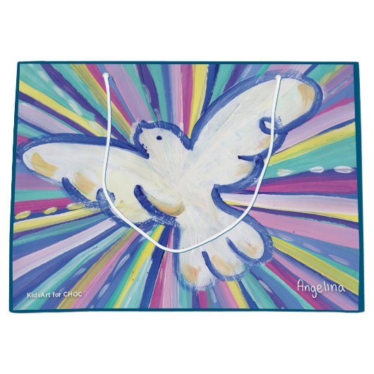 Grand Sac Cadeau Hope for Tomorrow - KidsArt for CHOC (Devant)