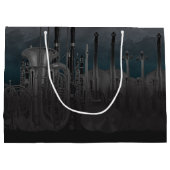 Grand Sac Cadeau Horizon de nuit d'instrument d'orchestre (Dos)