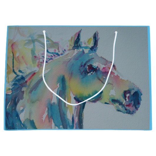 Grand Sac Cadeau Horse de Many Colors (Devant)