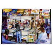 Grand Sac Cadeau Hot Dog God, New York City (Devant)