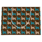 Grand Sac Cadeau Hound afghan (Devant)