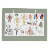 Grand Sac Cadeau Human Anatomy Charts (Dos)
