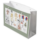 Grand Sac Cadeau Human Anatomy Charts (Dos Angle)