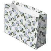 Grand Sac Cadeau Hydrangeas Bleus en Fleur (Dos Angle)