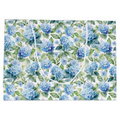 Grand Sac Cadeau Hydrangée bleue (Dos)