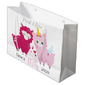 Grand Sac Cadeau I Lots You Llama Customisé Cadeau Lui (Devant Angle)