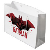 Grand Sac Cadeau Icône gotham de Batman Crimson (Dos Angle)