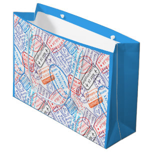 Grand Sac Cadeau Icône Voyage