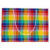 Grand Sac Cadeau Îles Vierges américaines Madras (Dos)