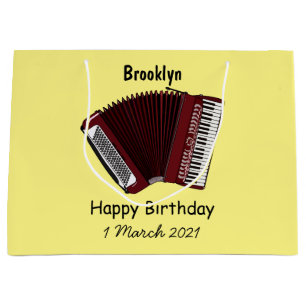 Grand Sac Cadeau Illustration d'accordion