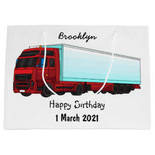 Grand Sac Cadeau Illustration de camion roumain