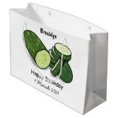 Grand Sac Cadeau Illustration de combre (Dos Angle)