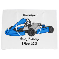 Illustration de dessin animé de course de karting
