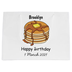 Grand Sac Cadeau Illustration de dessin animé de Pancake