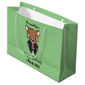 Grand Sac Cadeau Illustration de dessin animé de rat mignon (Devant Angle)