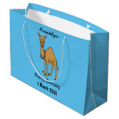 Grand Sac Cadeau Illustration de dromadaire (Dos Angle)