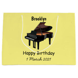 Grand Sac Cadeau Illustration de piano