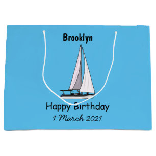 Grand Sac Cadeau Illustration de voilier