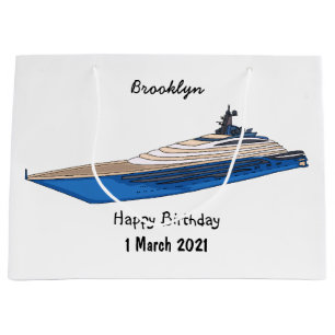 Grand Sac Cadeau Illustration de yacht
