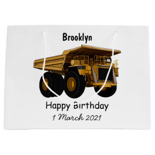 Grand Sac Cadeau Illustration d'un camion à grande échelle