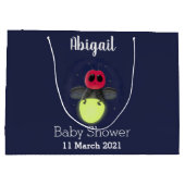 Grand Sac Cadeau Illustration d'une luciole à éclair mignon (Dos)