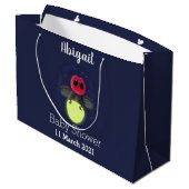 Grand Sac Cadeau Illustration d'une luciole à éclair mignon (Dos Angle)