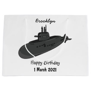Grand Sac Cadeau Illustration sous-marine