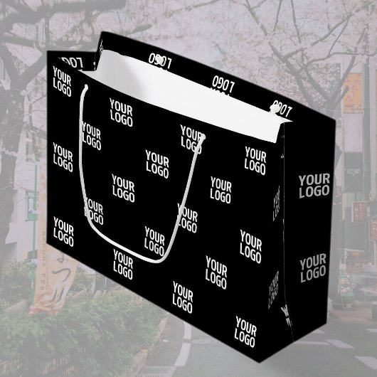 Grand Sac Cadeau Image, conception ou logo de l'entreprise qui se r