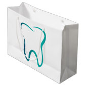 Grand Sac Cadeau Image médicale de dentisterie dentaire (Devant Angle)