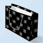 Grand Sac Cadeau Image répétitif, motif ou logo de l'entreprise