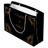 Grand Sac Cadeau Imaginaire Fairy Tale Mariage (Dos Angle)