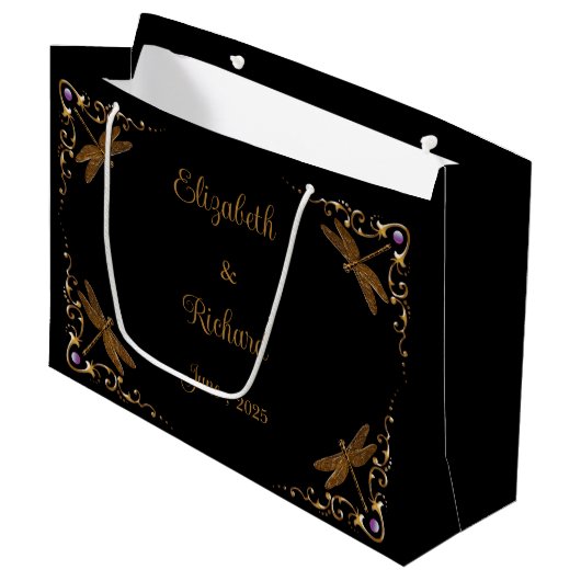 Grand Sac Cadeau Imaginaire Fairy Tale Mariage (Devant Angle)