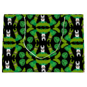 Grand Sac Cadeau Impression à thème Llama (Devant)