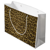GRAND SAC CADEAU IMPRESSION ANIMAL LÉOPARD (Dos Angle)
