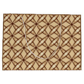 Grand Sac Cadeau Impression atomique moderne du milieu du siècle - (Dos)