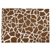 Grand Sac Cadeau Impression de girafe (Dos)