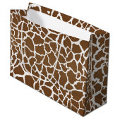 Grand Sac Cadeau Impression de girafe (Devant Angle)