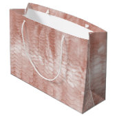 Grand Sac Cadeau Impression de serpent rose pâle (Dos Angle)