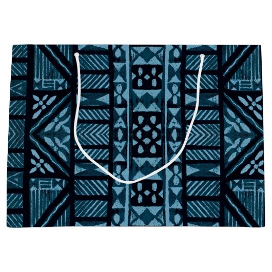 Grand Sac Cadeau Impression hawaïenne (Devant)