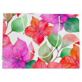 Grand Sac Cadeau Imprimé hawaïen (Dos)