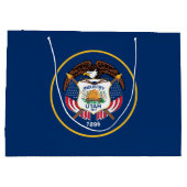 Grand Sac Cadeau Indicateur de l'État de l'Utah (Dos)