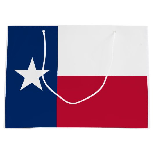 Grand Sac Cadeau Indicateur d'état du Texas (Devant)
