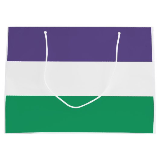 Grand Sac Cadeau Indicateur Suffragette (Devant)