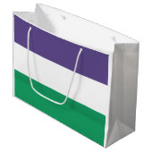 Grand Sac Cadeau Indicateur Suffragette (Devant Angle)
