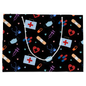 Grand Sac Cadeau Infirmière de la RN Étudiante en soins infirmiers  (Dos)